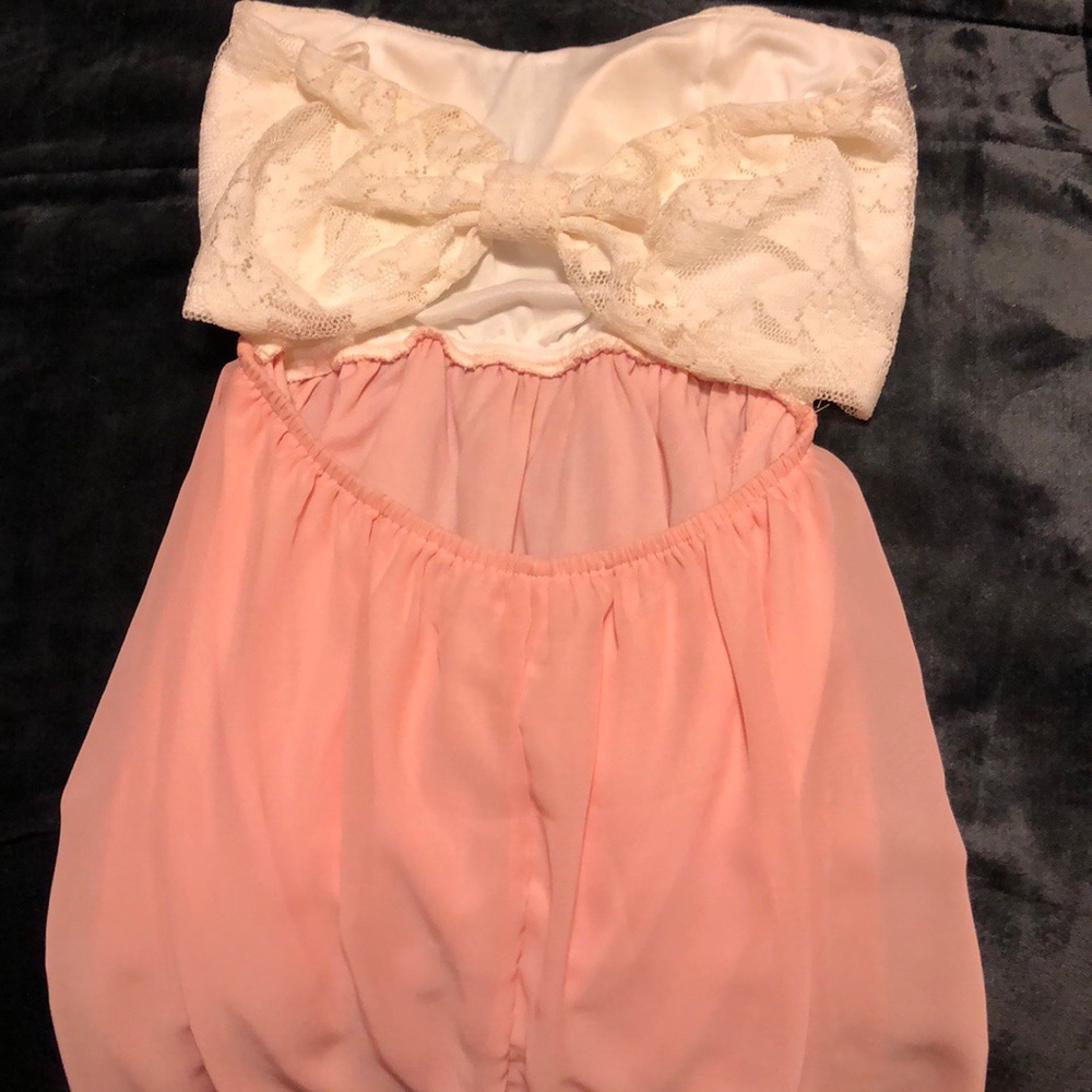 Strapless dress
